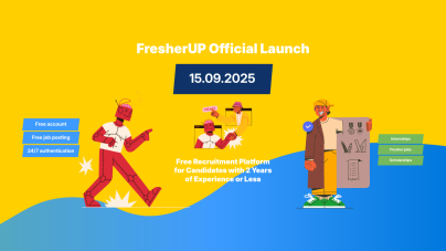FresherUP Officially Launching on September 15, 2025!